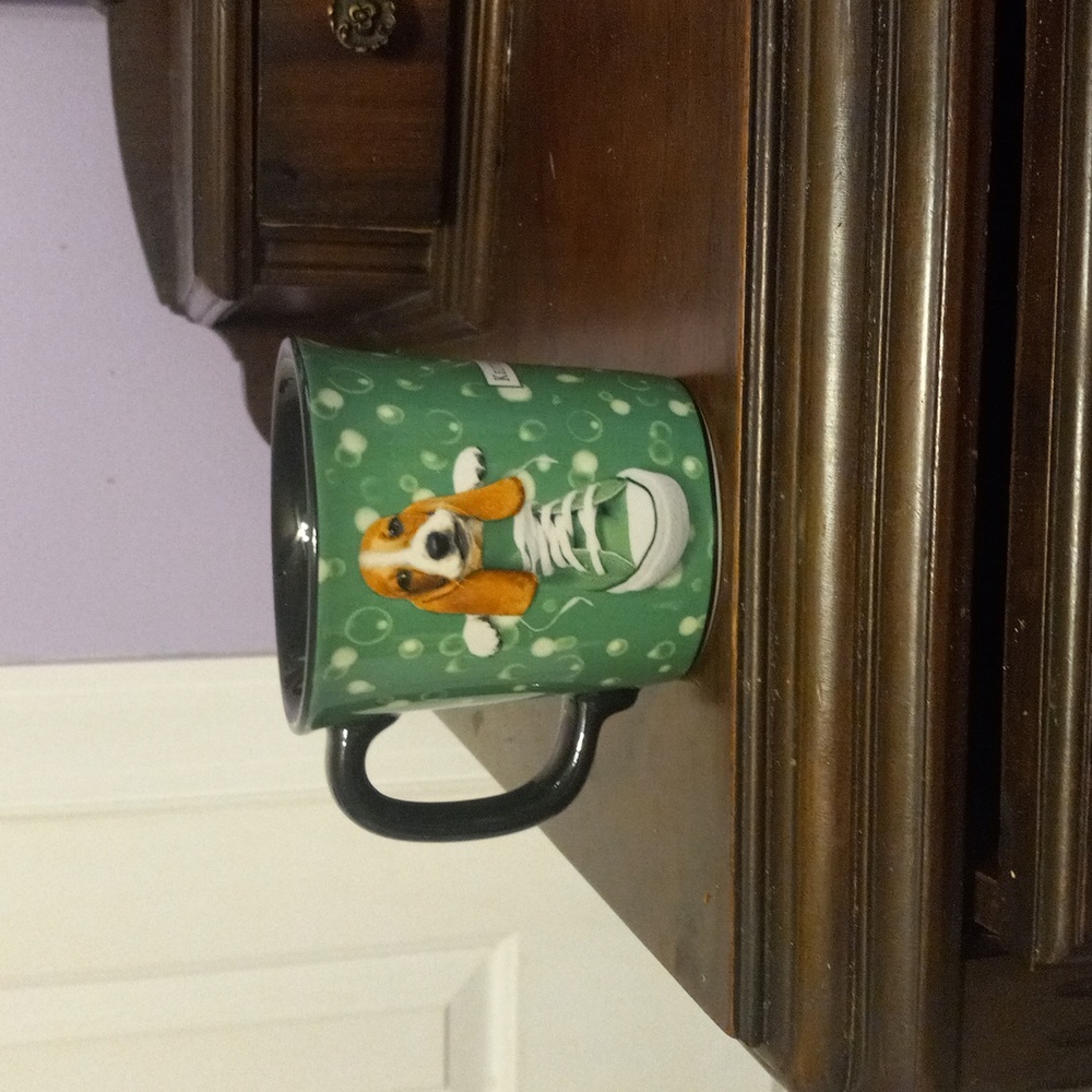 Keith Kimberlin Basset Hound coffee cup